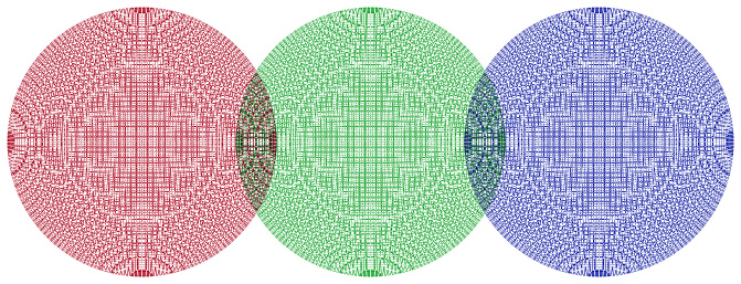 Three Part Sphere Three Spherical Structures Stock Illustration - Download Image Now ...