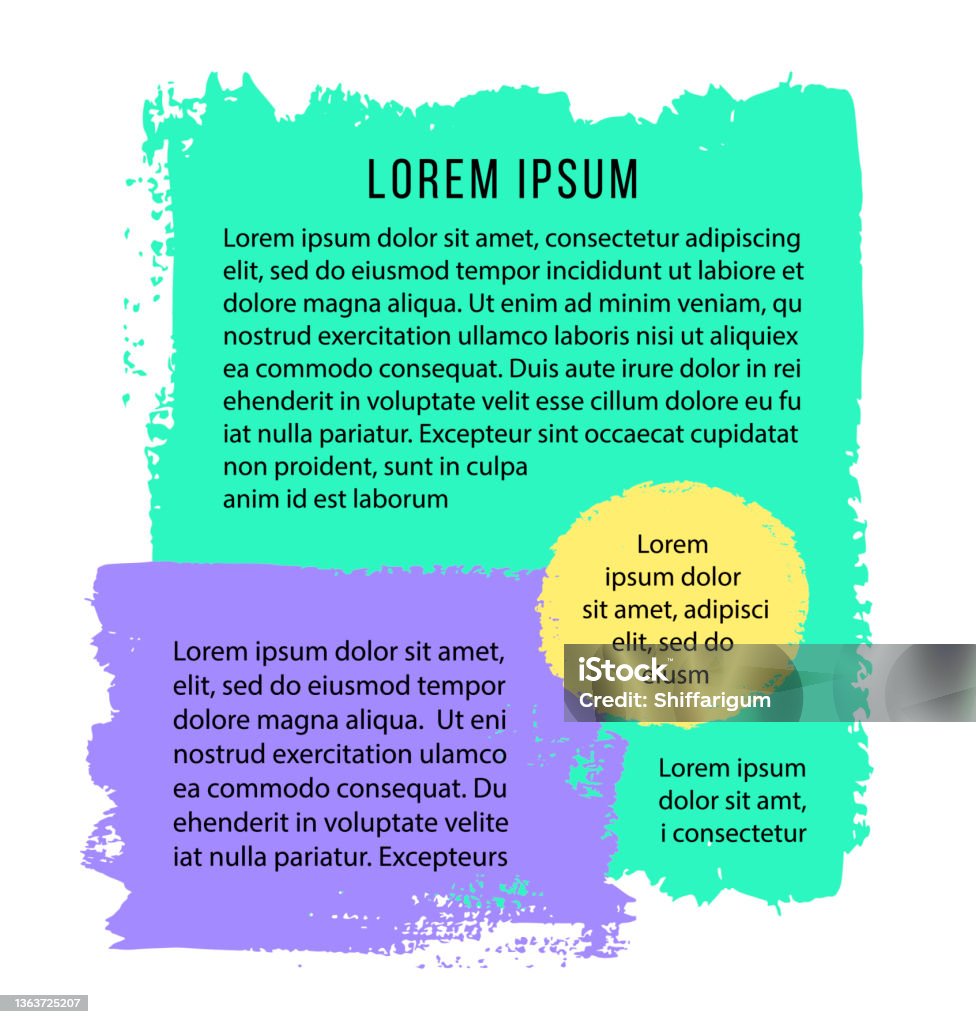 Color Background Write Colored Paint Background For Text Vector Illustration For Poster ...