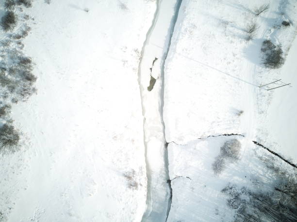 istock Winter drone photography in Ontario Canada after a snow fall 1363726983