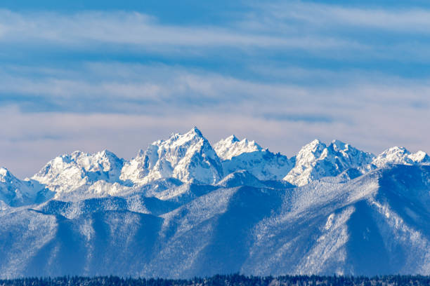Olympic Peninsula after a snowstorm