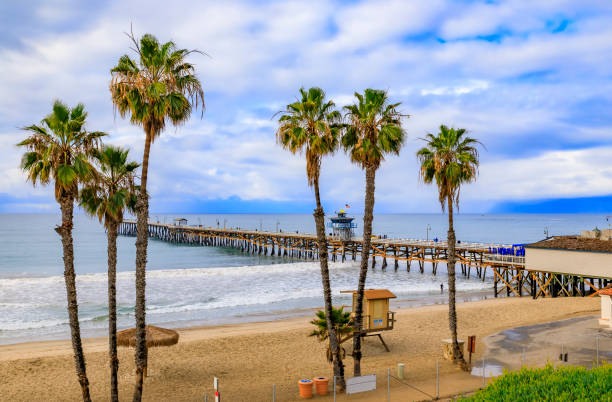 istock Powerful Pacific Ocean wave breaking by the beach in Southern California 1363732673