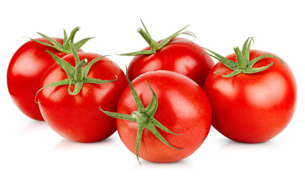 cinq tomates - tomate photos et images de collection