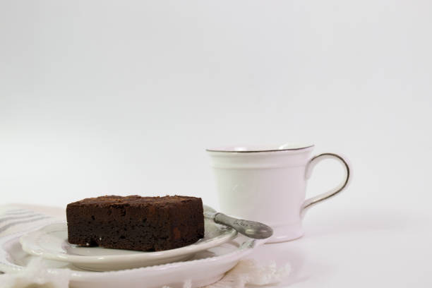 Preparing Chocolate Brownies with High Quality Cocoa and Chocolate in Domestic Kitchen