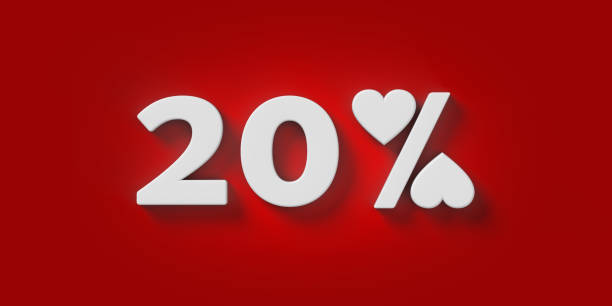 istock 20 % Valentine's Day Special Sales Discount poster 1363739772