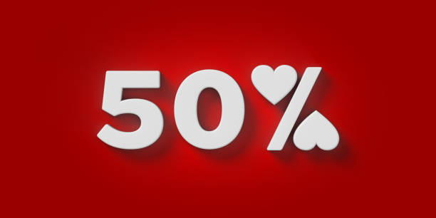 istock 50 % Valentine's Day Special Sales Discount poster 1363739782