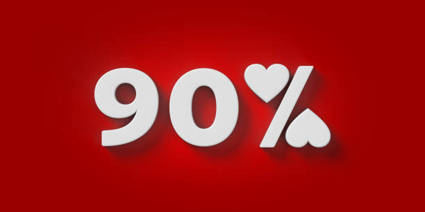 90 % Valentine's Day Special Sales Discount poster