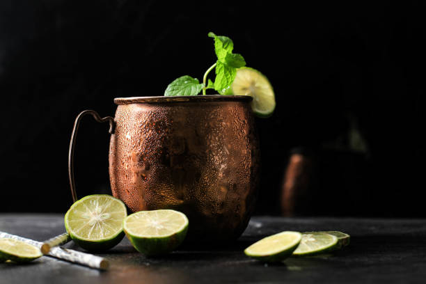 istock Moscow mule in a copper cocktail mug 1363740736