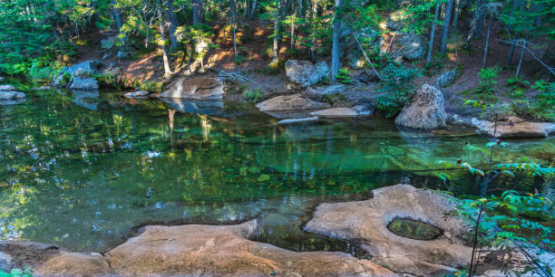 istock Mirror water among the forest in the Ammonoosuc River falls 1363741261