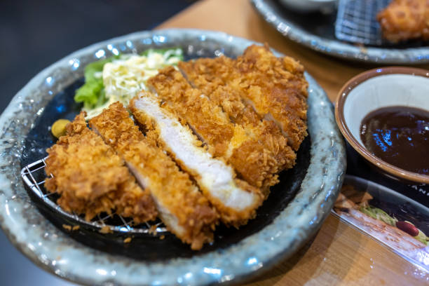 istock Popular Japanese pork dish Tonkatsu 1363744903