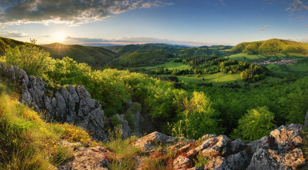 istock Spring mountain landscape in Slovakia 1363753482