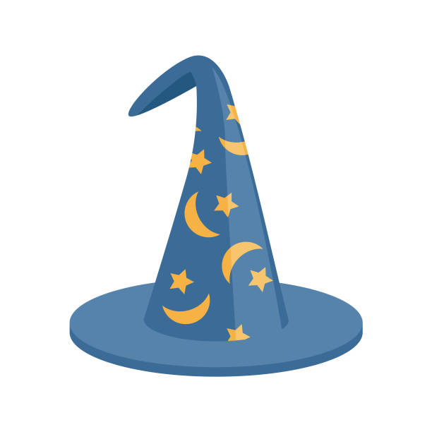 Wizard A flat design Halloween cut out icon File is built in the RGB color. Color swatches are global so it’s easy to change colors across the document. No transparencies or blends used. wizard head stock illustrations