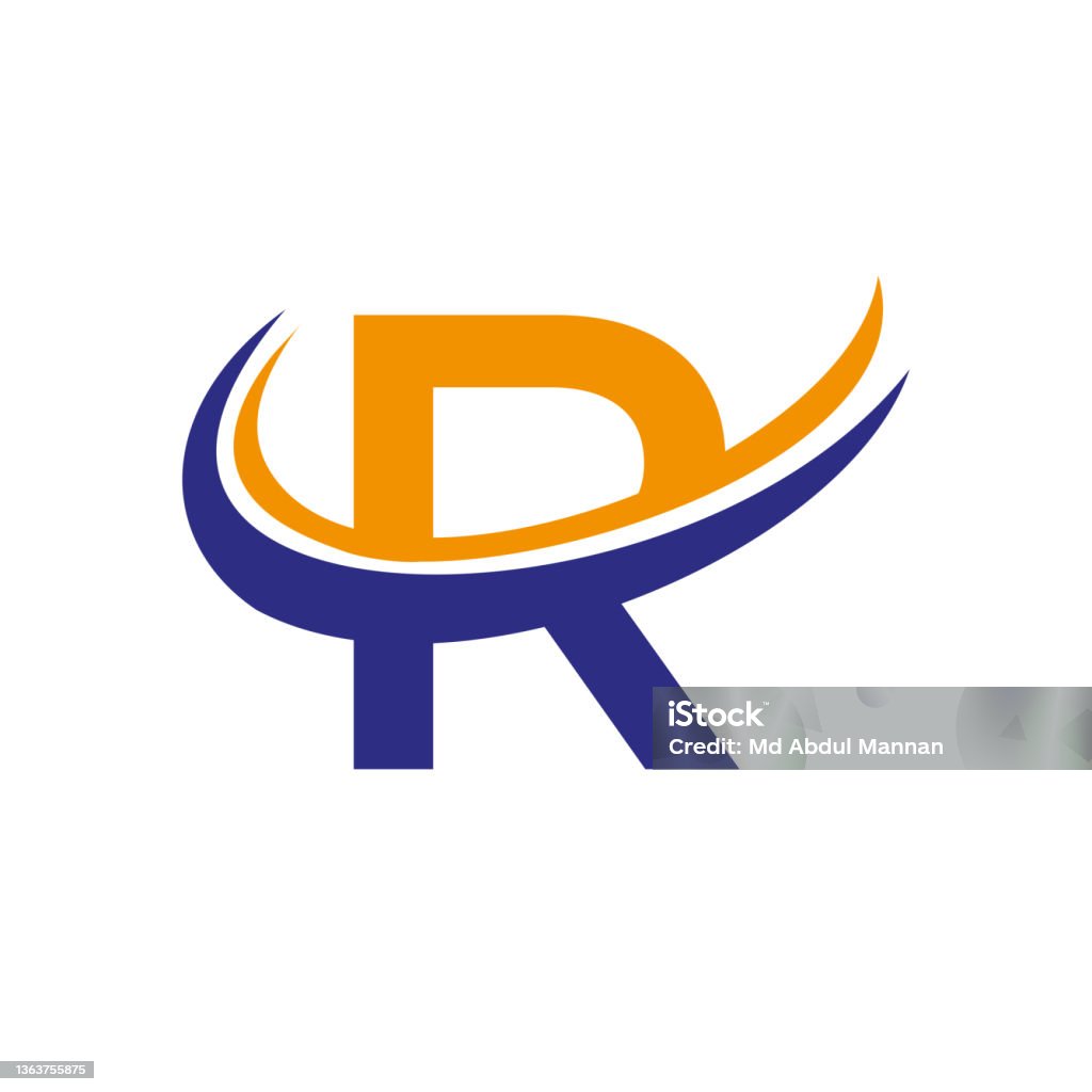 Logo Beginning R Initial R Letter Alphabet Logo Design In Vector Format R Logotype For ...