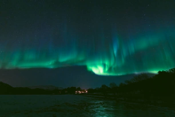 istock Northern Lights, Aurora Borealis over Northern Norway during winter 1363756514