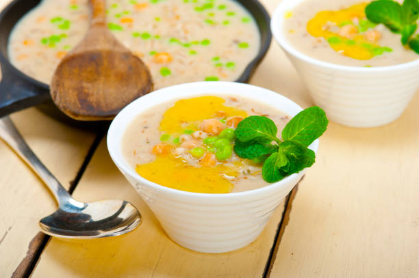 istock Hearty Middle Eastern Chickpea and Barley Soup 1363758120