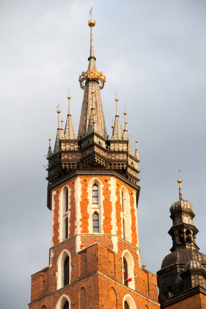 istock Mariacki Church tower 136375929