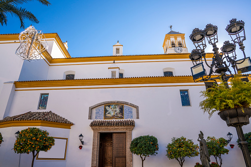 Marbella Nuestra Senora de la Encarnacion church Old Town in Costa del Sol of Malaga in Andalusian Spain