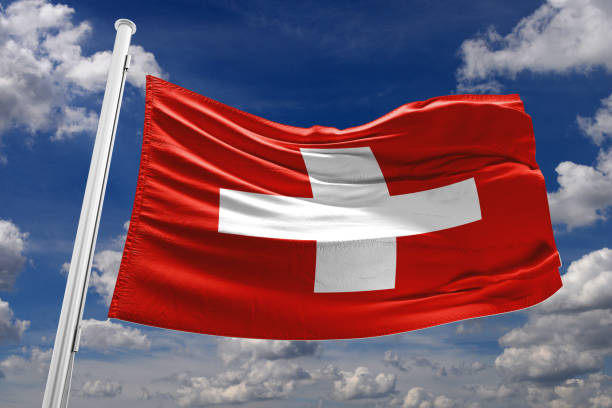 istock The flag of Switzerland 1363760193