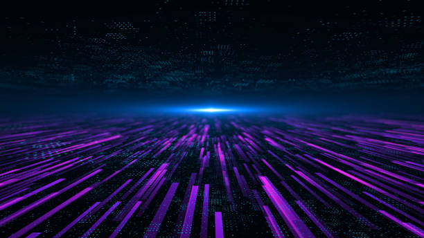 istock Abstract Radial Tech Urban Light Fractal Background 1363764769