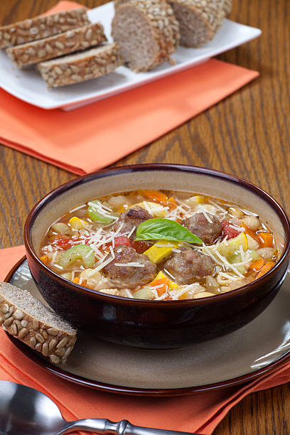 istock Italian Meatball Soup 136376731