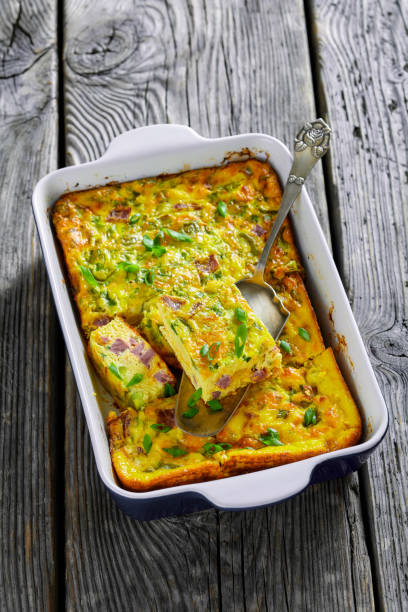 istock Oven Baked Denver Omelette in a baking dish 1363767362