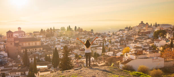 istock Europa travel in Granada, panorama 1363773267