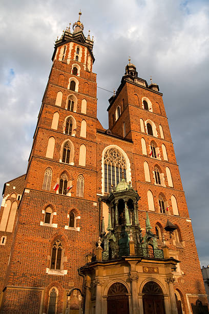 St.Mary's ( Mariacki ) Church on main square in Cracow.
