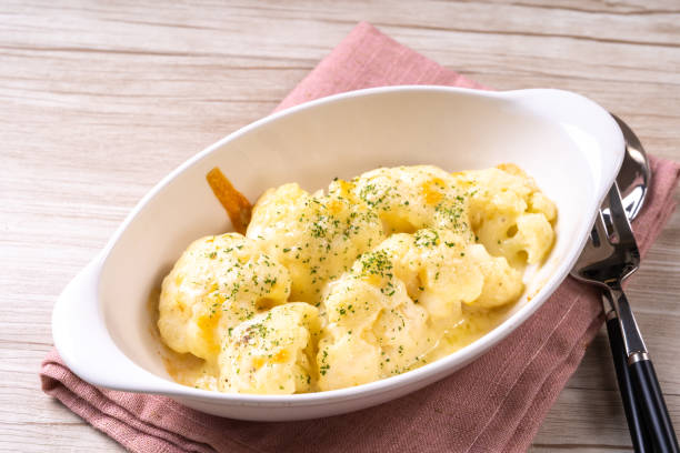 istock Grilled cauliflower with mayonnaise 1363777076