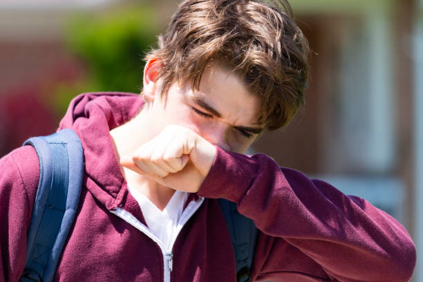 istock A young person with cold symptoms outside 1363779881