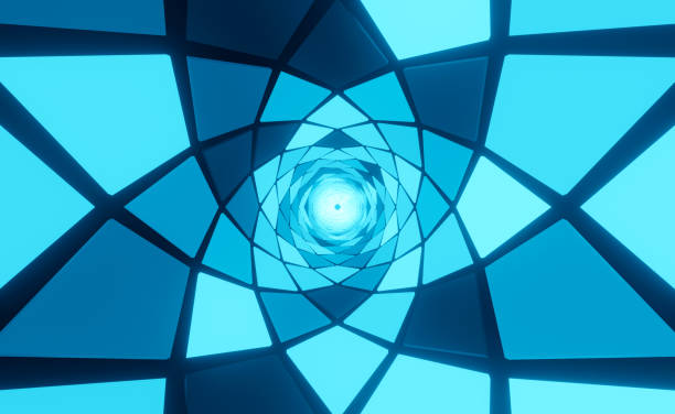 arrière-plan abstrait du kaléidoscope. texture mosaïque multicolore - kaleidoscope fractal psychedelic abstract photos et images de collection
