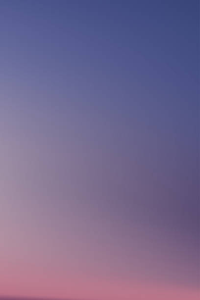 istock Gorgeous Sunset twilight with clear sky in Pink, Purple,Blue sky,Vertical Dramatic dusk sky landscape in evening,Vector natural banner of sunrise or sunlight for four seasons background 1363790444