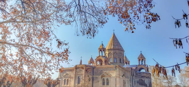 istock Church and beautiful nature. Old monastery 1363794650