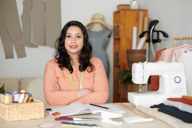 istock Portrait of Smiling Female Tailor 1363794668