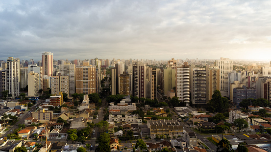 Urban landscape of Curitiba
