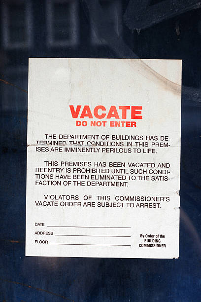 istock Vacate Order - Notice of Eviction 136379635