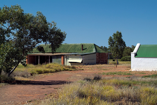 Australia, old overland telegraph station Tennant Creek in Northern Territory