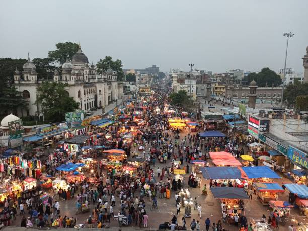 istock Market place crowded area 1363809496