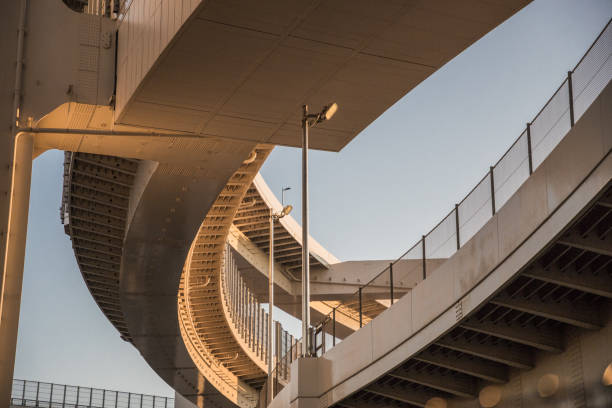 istock Different road levels in a elevated highway 1363815452