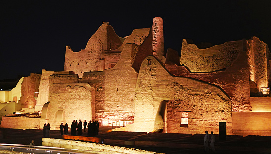 El histórico fuerte de Diriyah en Riad photo