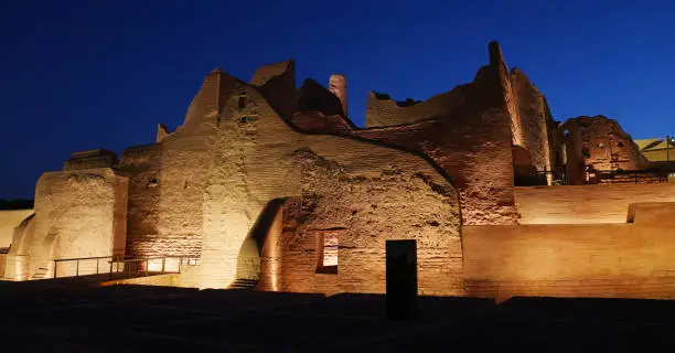 The ruins of the old city of Diriyah lay on either side of the narrow valley known as Wadi Hanifa, which continues southwards through Riyadh and beyond.