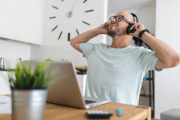 istock Man working from home during the coronavirus pandemic 1363832442