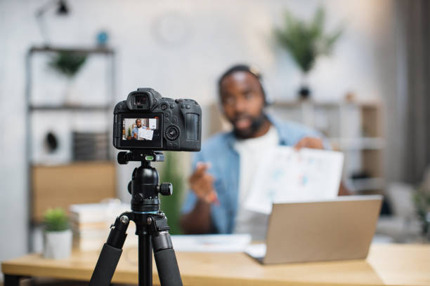 istock African man in headset having online conference from home 1363832462