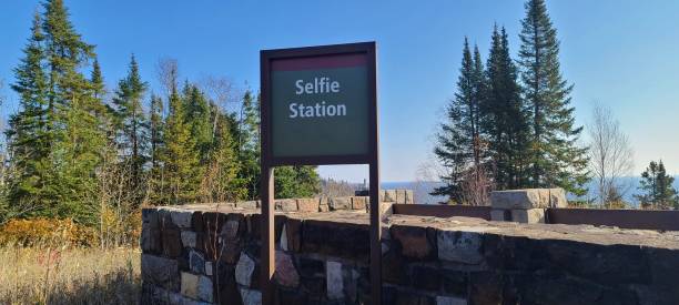 istock Selfie Sign Near a Lookout Point 1363837217
