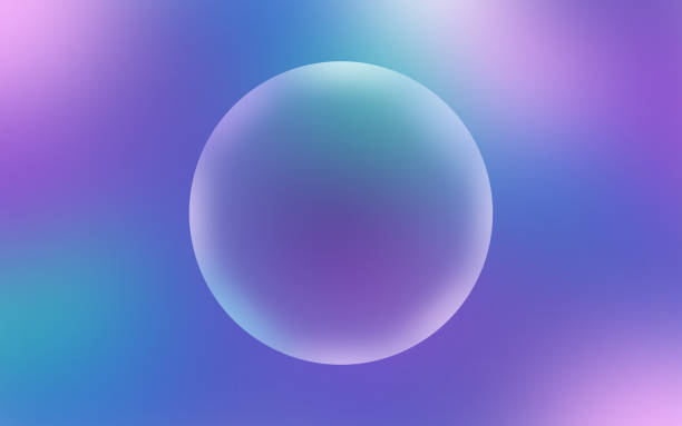 Bubble Abstract Background Bubble soap abstract sphere circle background pattern. bubble wand stock illustrations