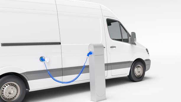 istock Electric van at charging station 1363838787
