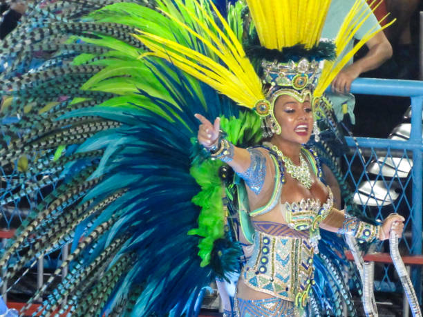 ブラジルのリオデジャネイロのカーニバル - rio de janeiro carnival samba dancing dancing ストックフォトと画像