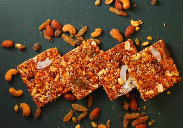 istock Indian sweet dried fruit chikki 1363840281