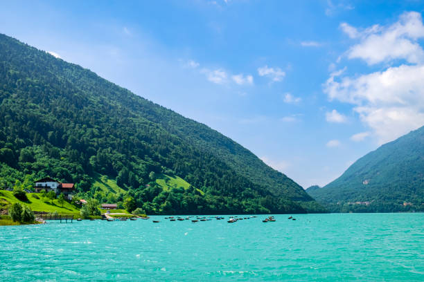 istock Lake Santa Croce (Veneto, Italy) 1363847654
