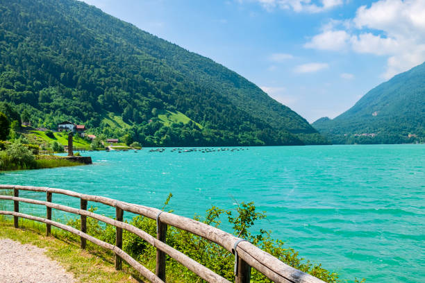 istock Lake Santa Croce (Veneto, Italy) 1363848684