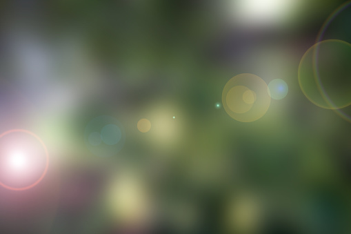 Abstract Background: digital lens flare on multi-colored, abstract background