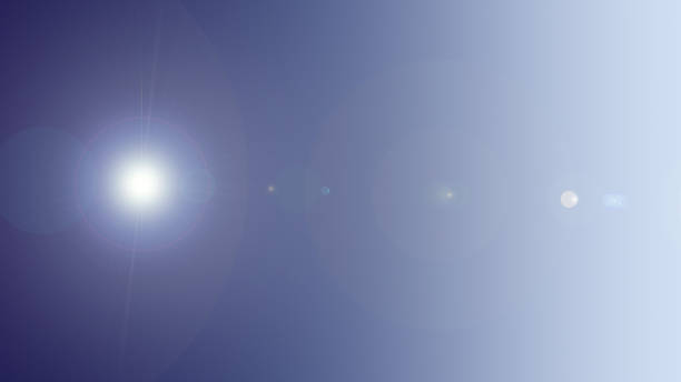 istock Abstract Gradient Flare Background: digital lens flare on abstract, gradient background 1363856138